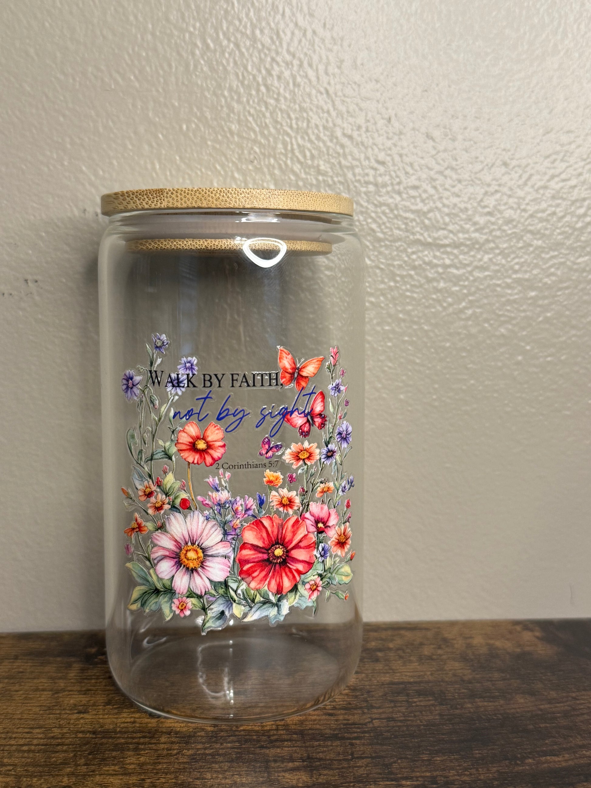 16 oz walk by faith tumbler